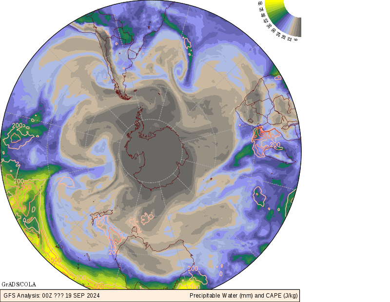 Meteorological Analyses over the Southern Hemisphere